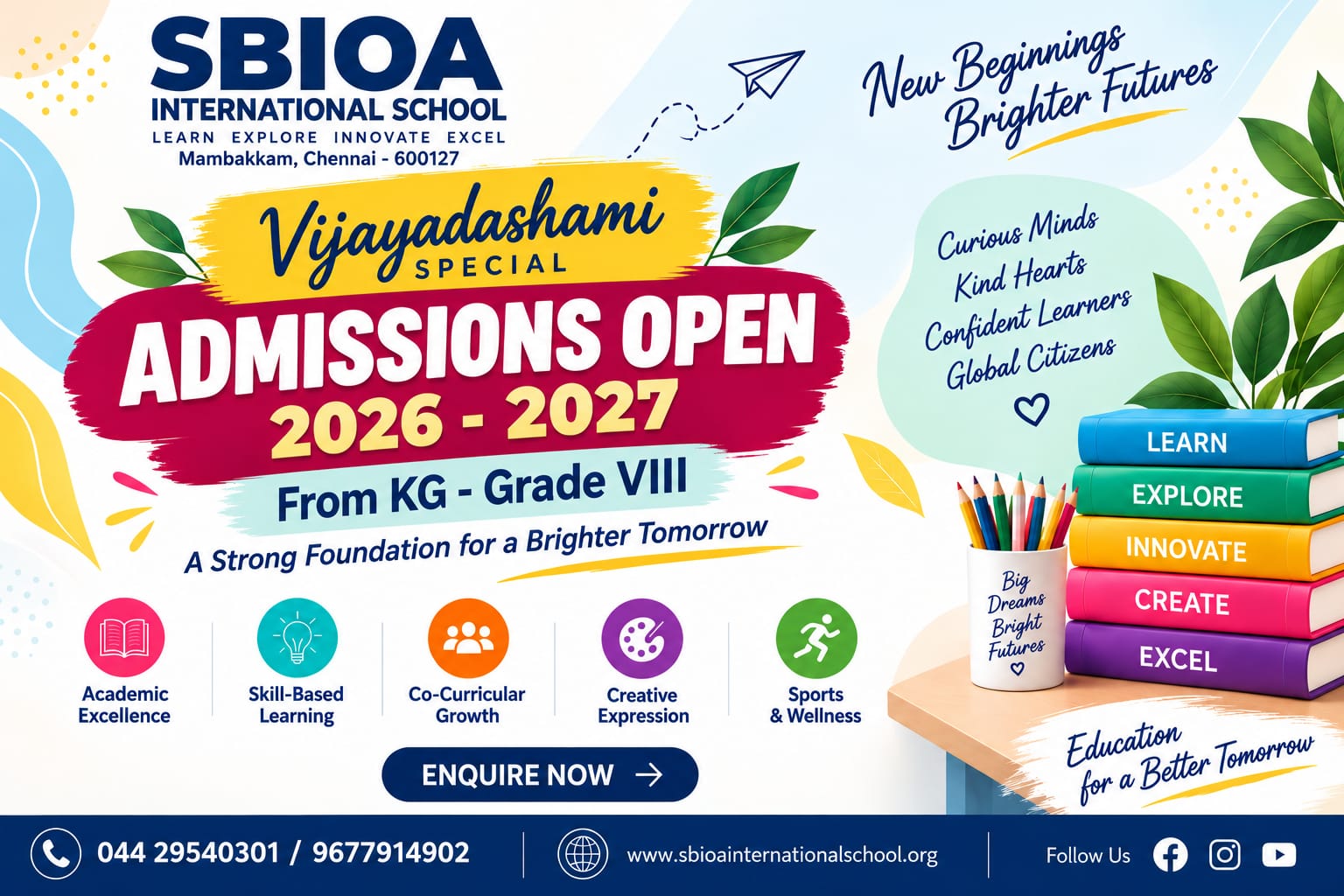 Admissions Open 2026 - 2027